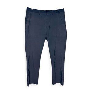 Travis Mathew Relaxed Fit Straight Leg Black Stretch Dress Pants Size 38